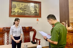 Cơ quan chức năng tiến hành các biện pháp tố tụng đối với Hoàng Thị Xuyến.
