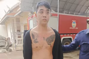 Đối tượng Cao Minh Quang bị cơ quan chức năng bắt giữ.