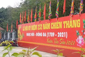 Do tình hình dịch bệnh Covid-19, Hà Nội dừng tổ chức Lễ hội Gò Đống Đa vào mùng 5 Tết Nguyên đán Tân Sửu.