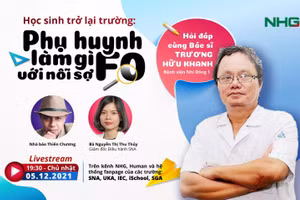 Bác sĩ Trương Hữu Khanh- chuyên gia về bệnh truyền nhiễm tại TPHCM sẽ là khách mời chính của chương trình