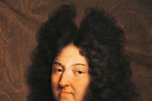 Hoàng đế Louis XIV luôn xuất hiện với mái tóc giả bồng cực cao. Ảnh: Wikipedia.org