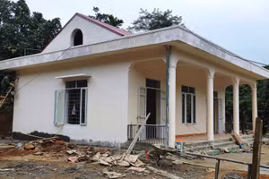 Công trình điểm trường Mầm non bản Phá được đầu tư gần 1 tỷ đồng.