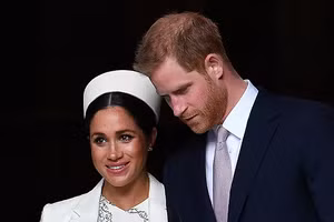 Vợ chồng Hoàng tử Anh Harry và Meghan Markle.