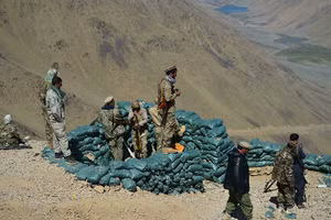 Lực lượng kháng chiến ở Panjshir, Afghanistan. 