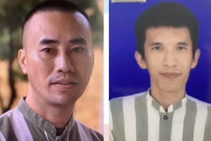  Phạm nhân Phan Công Thành và Nguyễn Đắc Hoàng.