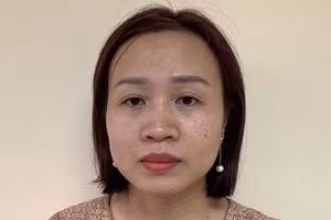 Bị can Hoàng Kim Thư. (Nguồn: Bộ Công an) 