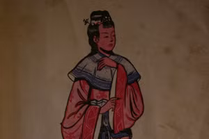 Một bức chân dung Thúy Kiều.
