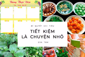 Tiết kiệm 1/3 tiền thức ăn mỗi tháng nhờ... em dâu