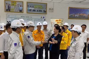 Lãnh đạo PVN và các đơn vị thành viên tham gia đoàn công tác của Chủ tịch Quốc hội Nguyễn Thị Kim Ngân.