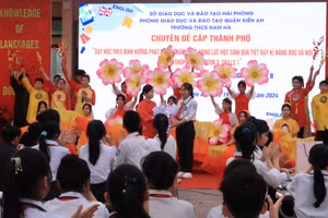Chuyên đề Tiếng Anh tại Trường THCS Nam Hà, quận Kiến An thành công tốt đẹp.