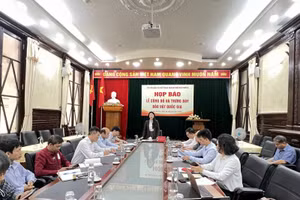 Quang cảnh họp báo