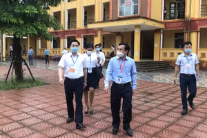 Đoàn công tác số 6 do Cục trưởng Cục Quản lý chất lượng Mai Văn Chinh kiểm tra tại Vĩnh Phúc.