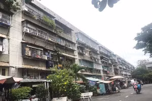 Một góc cư xá Thanh Đa.