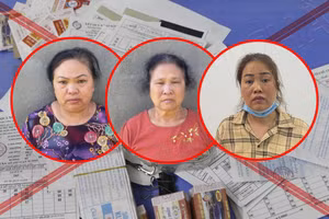 3 đối tượng bị Công an tỉnh Lai Châu tạm giữ vì hành vi đánh bạc. Ảnh: CACC.