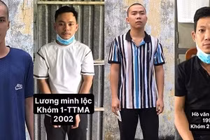 Các đối tượng có liên quan đến vụ án.