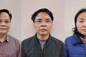 Các đối tượng từ trái sang phải: (1) Lâm Văn Tuấn; (2) Phan Huy Văn; (3) Phan Thị Khánh Vân.