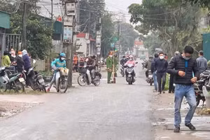Hiện trường vụ án mạng.