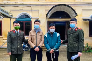 2  trong số 3 đối tượng liên quan đến vụ án bị bắt giữ.