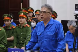 Bị cáo Đỗ Hữu Ca tại tòa.