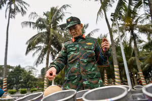 Cận cảnh trận địa pháo hoa phục vụ cho đêm Giao thừa