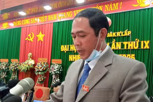 Ông Lê Mai Toản, Phó Bí thư Thường trực Huyện uỷ Đắk R"lấp.