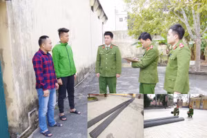 Bảo vệ trộm hơn 6 tấn sắt xây dựng của công ty 