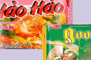 Sản phẩm mì Hảo Hảo và miến Good mà Ireland thu hồi: Ảnh: FSAI.