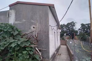 Ngôi nhà nơi xảy ra vụ việc.