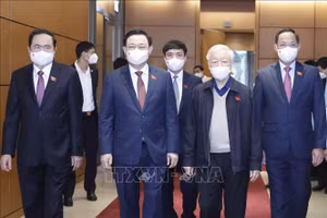 Tổng Bí thư Nguyễn Phú Trọng dự Hội nghị đại biểu Quốc hội hoạt động chuyên trách