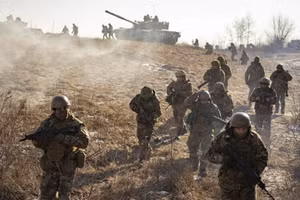 Lực lượng Ukraine tại mặt trận Zaporozhye.