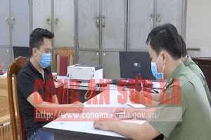 Cơ quan Công an xác minh động cơ, mục đích của việc đăng tin sai sự thật. (Ảnh: Công an Sơn La).