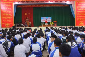 Hoạt động hướng nghiệp tại Trường THCS Vĩnh Phú, huyện Phù Ninh, Phú Thọ