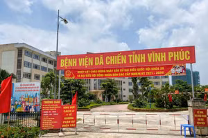 Bệnh viện dã chiến tỉnh Vĩnh Phúc. Ảnh minh họa