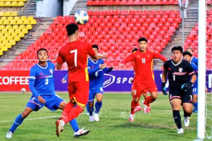 Tuyển Việt Nam sẽ quyết đấu với U23 Myanmar vào chiều nay 2/11.