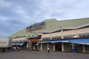 Chợ Đầu mối Hòa Cường (quận Hải Châu).