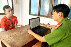 Nguyễn Văn Nghĩa khai nhận tại cơ quan công an.