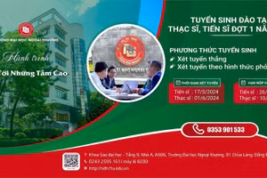 Năm 2024, Trường ĐH Ngoại thương tiếp tục tuyển sinh chương trình đào tạo thạc sĩ ngành Tài chính - Ngân hàng. Ảnh: NTCC.