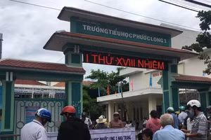 Trường Tiểu học Phước Long 1 nơi xảy ra sự việc