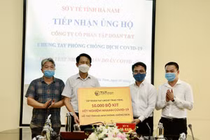 T&T Group hỗ trợ trên 180.000 bộ kit xét nghiệm nhanh COVID-19 giúp các địa phương phòng, chống dịch