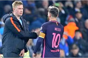 Man City yêu cầu Bruyne giảm lương vì muốn có Messi.