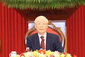 Tổng Bí thư Nguyễn Phú Trọng điện đàm cấp cao với Tổng thống Nga Vladimir Putin
