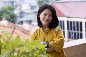 Nhà báo Lê Thị Thu Hương- Trưởng Ban Khoa giáo, Báo Đại Đoàn Kết.