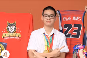 Em Nguyễn An Khang, lớp 12 Toán Trường THPT Chuyên Trần Phú (Hải Phòng).