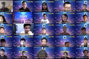 CB, GV, SV Trường ĐH Bách khoa, ĐH Đà Nẵng tham gia Lễ khai giảng trực tuyến trên ứng dụng MS Team