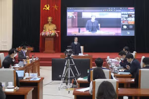 Bộ trưởng Nguyễn Kim Sơn chủ trì hội nghị.
