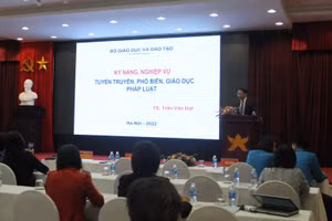Quang cảnh hội nghị tập huấn.