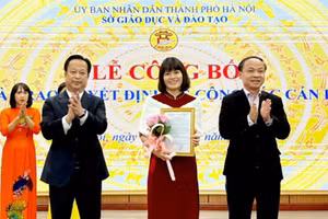 Bà Nguyễn Thị Nhiếp được điều động, bổ nhiệm giữ chức hiệu trưởng Trường THPT Chu Văn An.