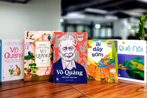Nhân dịp kỷ niệm 100 năm ngày sinh nhà văn Võ Quảng, NXB Kim Đồng giới thiệu bộ ấn phẩm 5 cuốn của nhà văn. Ảnh: NXB Kim Đồng.
