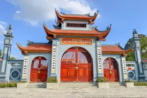 Đền thờ họ Trương ở Ninh Bình - cũng là nơi thờ Trại Trạng nguyên Trương Xán.