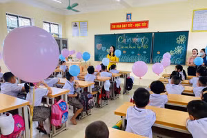 Đa dạng nhiều hoạt động chào đón học sinh lớp 1 tựu trường